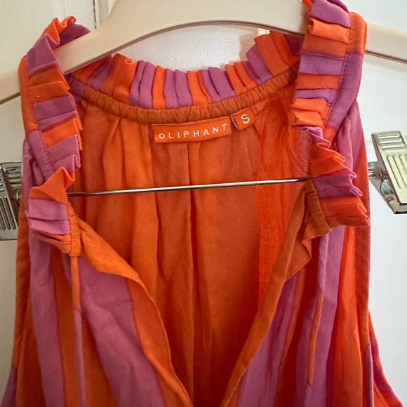 Oliphant Striped Sleeveless Dress size small - Picture 3 of 3